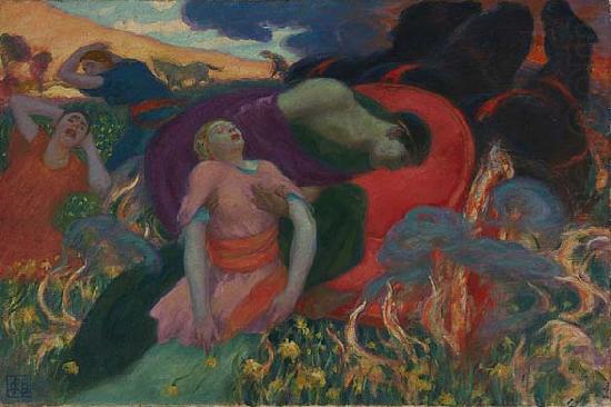 Rupert Bunny The Rape of Persephone china oil painting image